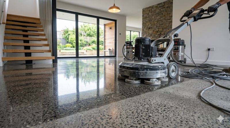 Basement Concrete Polishing in Corpus Christi, TX