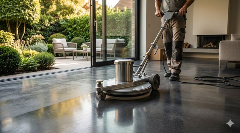 Patio Concrete Polishing in Louisville, KY